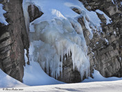 Scenic ice falls 