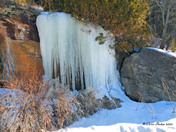 Scenic ice falls 