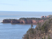 Bay of Fundy shoreline