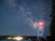 Dark summer nights under starry skies