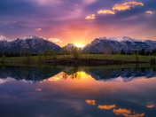 Sunrise Mountain Reflections