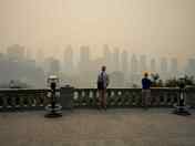 Wildfires smog over Montreal