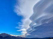 Chinook blowing over the Rocky Mountains