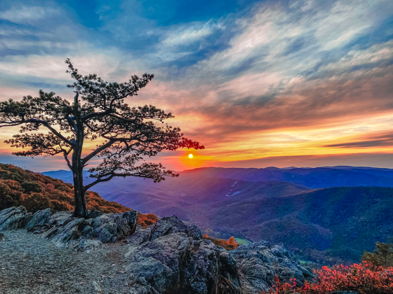 Blue Ridge Parkway at Ravens Roost