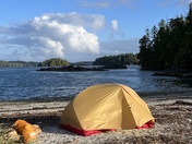 Camping in Broken Group BC