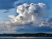 Storm Cloud over Pea Point Light 