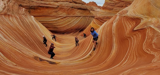 The Wave in Vermillion Cliffs National Monument