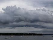 Storm cloud above St. Andrews, New Brunswick