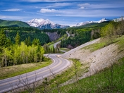 Meandering Mountain Road 