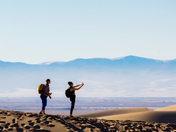 Hikers at Great Sand Dunes