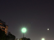 Meteor Shower in the city