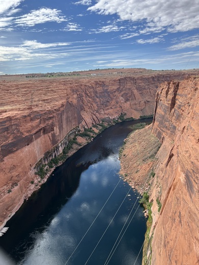 Colorado River-Glen Canyon Dam Bridge