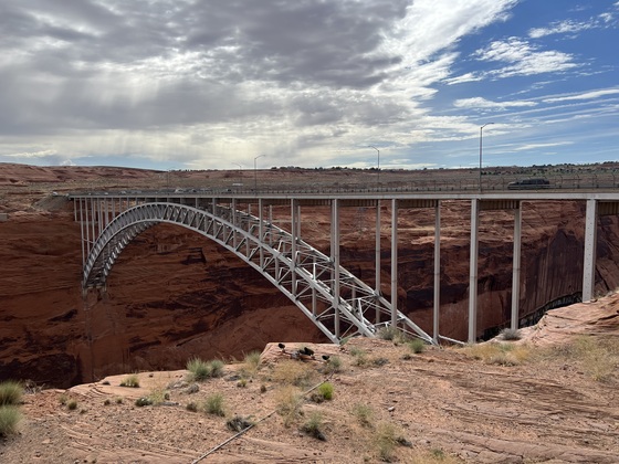 Colorado River-Glen Canyon Dam Bridge