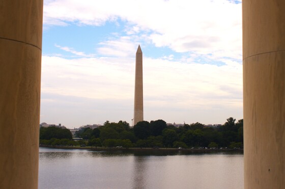 Washington monument in Washington DC