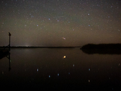 Big Dipper and a Meteor