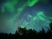 Aurora Borealis near Fox Creek, Alberts