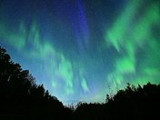 Aurora Borealis near Fox Creek, Alberts