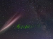 STEVE, Aurora and the Milky Way 