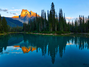 Alpenglow on Mt. Burgess