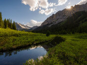 Sunset View from Halfway Lodge