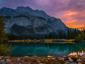 Mountain Sunrise At Cascade Ponds