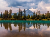 Reflections On The Banff Bow River
