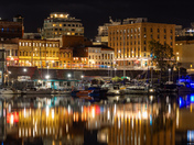 Victoria Inner Harbour at night
