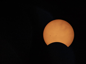 Filtered Partial Solar Eclipse, Oct 14, 2023