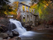 Carbide Willson Ruins in Fall Season