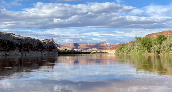 The Green River  Canyonlands National Park