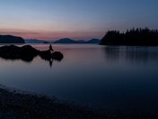 Blue hour in Gwaii Haanas