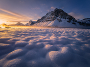 Bow Lake in Sunrise