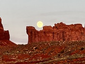 BLM land along highway, close to the area of Monument Valley 