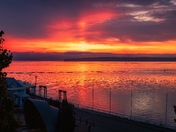 Sunrise Reflections On The Ocean