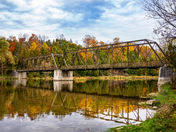 Fall colors and old iron 