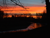 Sunset on Highwood River.