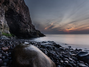 Sunset in Nova Scotia, Bay of Fundy