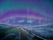 Northern Lights over the prairies