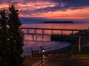 Sunrise Glowing Over The Ocean