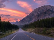 Sunset in Kananaskis 