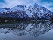 Kings Throne over Kathleen Lake, Yukon