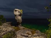 Flowerpot Island At Night