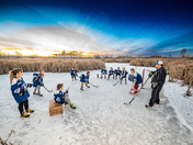 Winter Hockey on The Farm