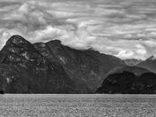 Cloudy day in the mountains 