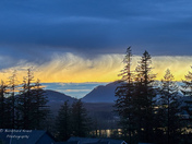 Mysterious Sunset over the Fraser River
