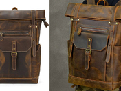 Unique's Retro Leather Travel Backpack Review - Best Leather Backpack for Traveling?