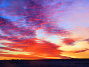 A Fiery Morning Sky