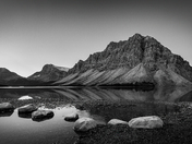 Bow Lake Black and White