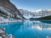 Early morning at Moraine Lake