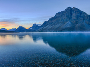 Bow lake sunrise 